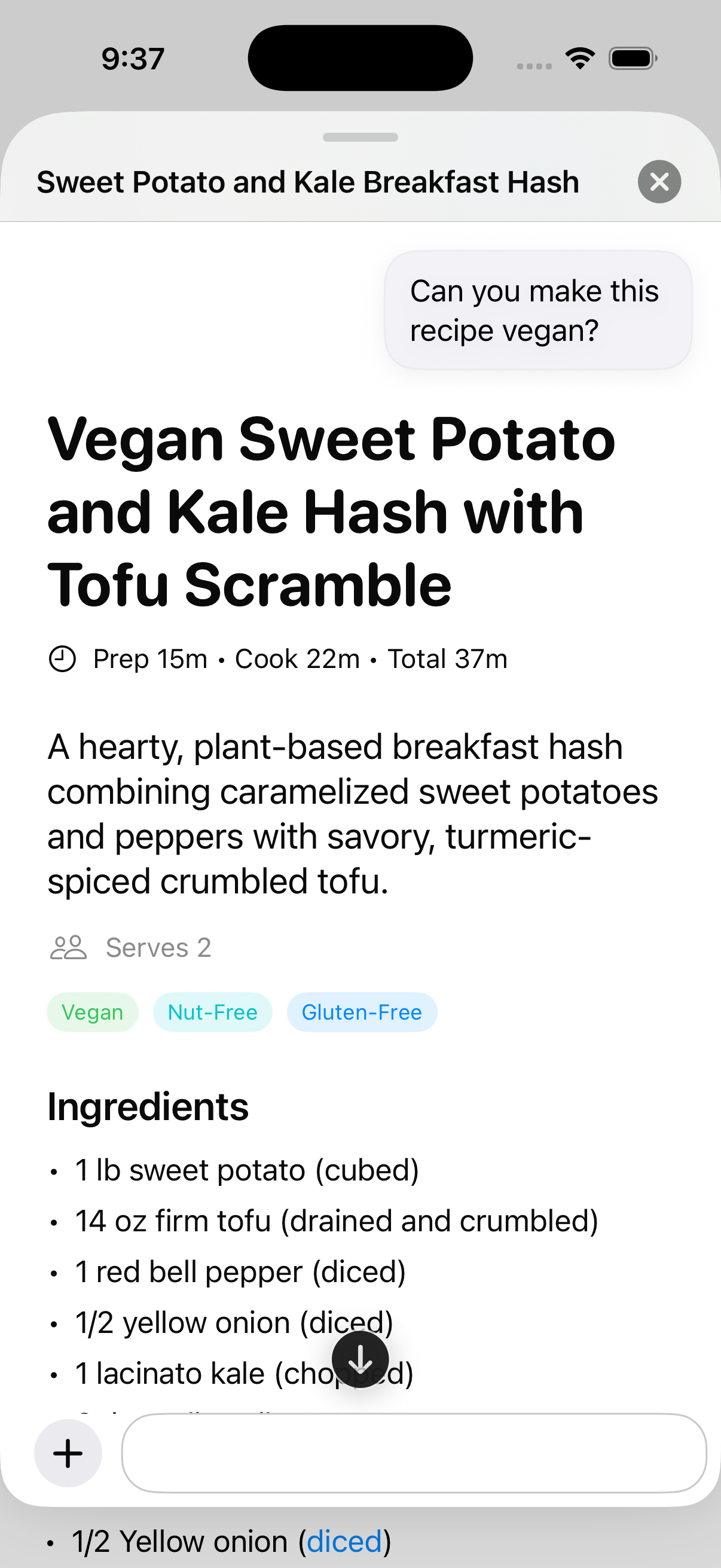 Vegan hash recipe